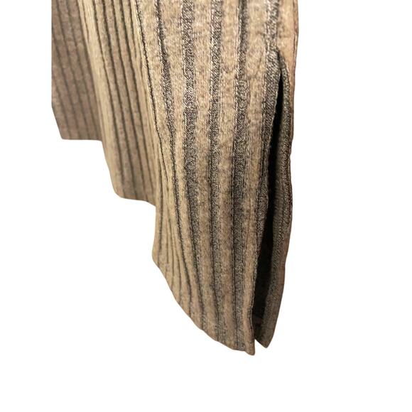 Andrew Marc Mocha Ribbed Sleeveless Funnel Neck Midi Dress M NEW - Picture 10 of 10